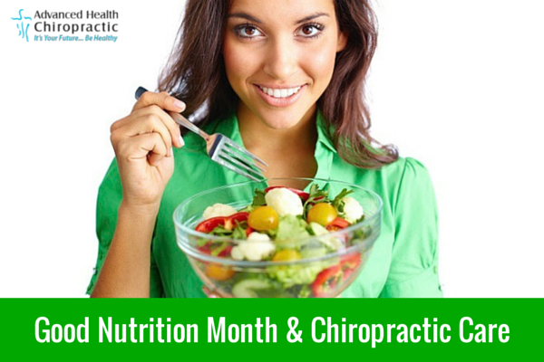 Good Nutrition Month chiropractic care